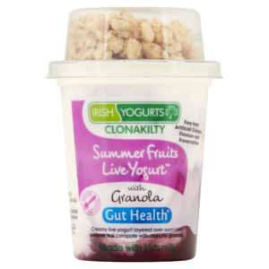 Irish Yogurts Clonakilty Summer Fruits Yogurt with Granola 165gm