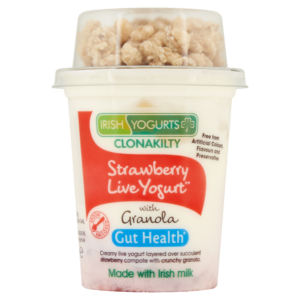 Irish Yogurts Clonakilty Strawberry Yogurt with Granola 165g