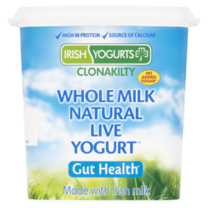 Irish Yogurts Clonakilty Whole Milk Natural Live Yogurt 1kg