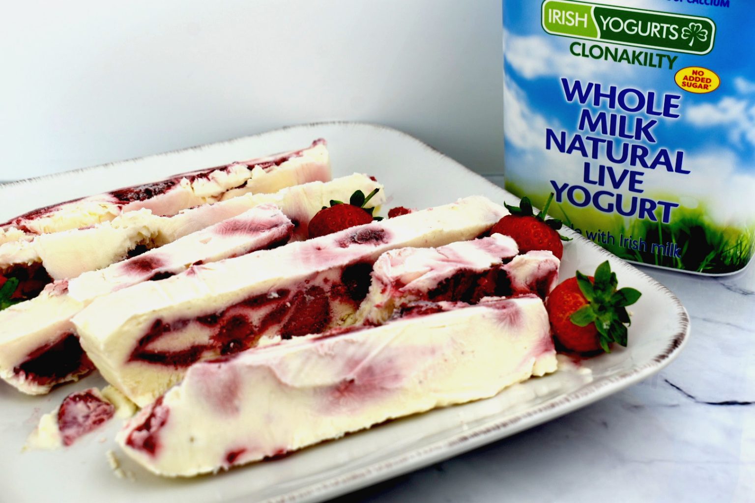 Strawberry Yogurt Terrine Irish Yogurts Clonakilty Try A Spoonful
