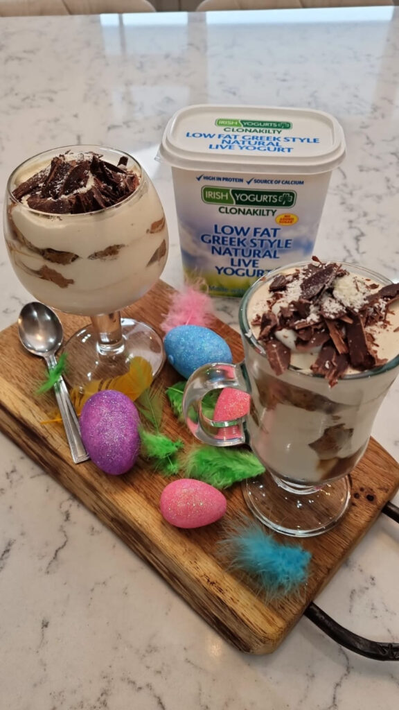 Easter Inspired Irish Coffee Tiramisu