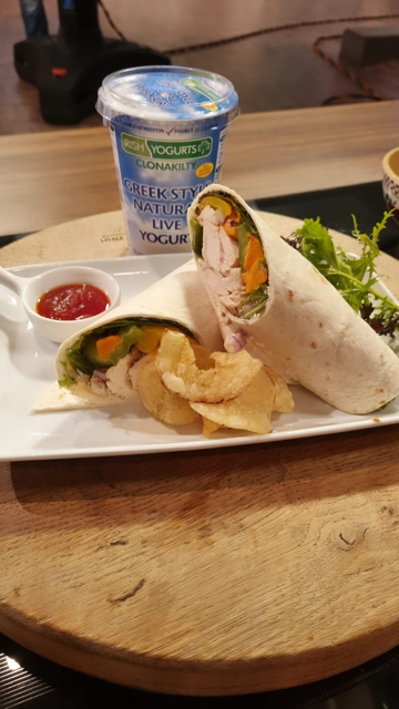 Chilli Chicken Wraps with Cajun Yogurt or Kefir Dressing