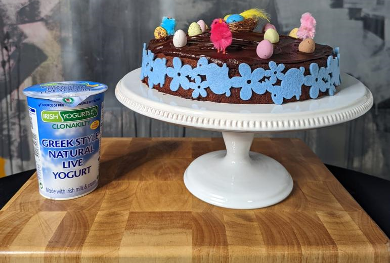 Irish Yogurts Clonakilty Chocolate Easter Cake