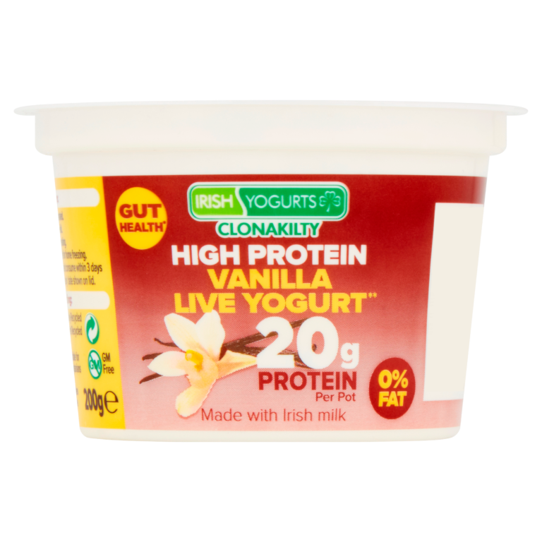 High Protein Vanilla Live Yogurt 200g Irish Yogurts Clonakilty Try