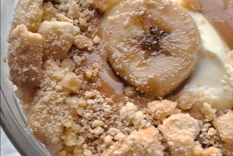 Custard Cream Banoffee