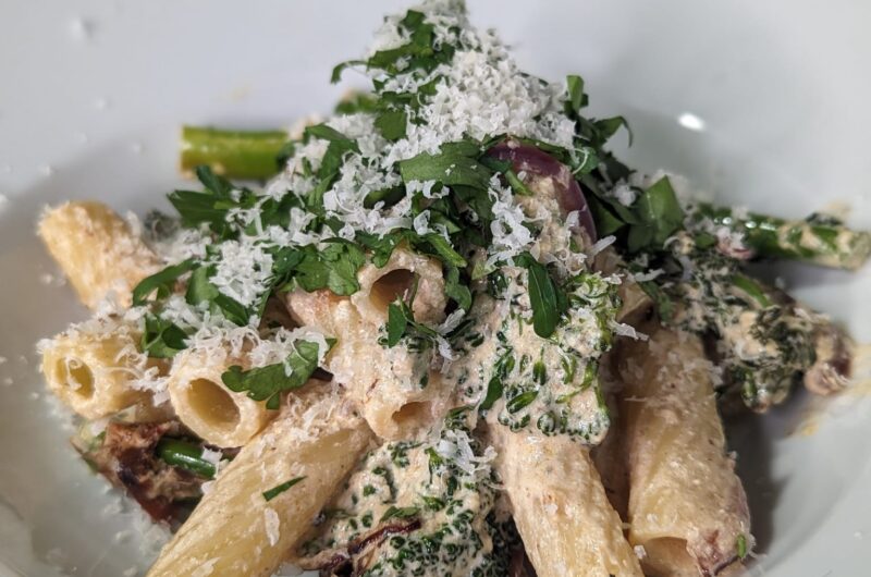 Italian Sausage, Broccoli and Irish Yogurt Clonakilty Half Fat Crème Fraîche