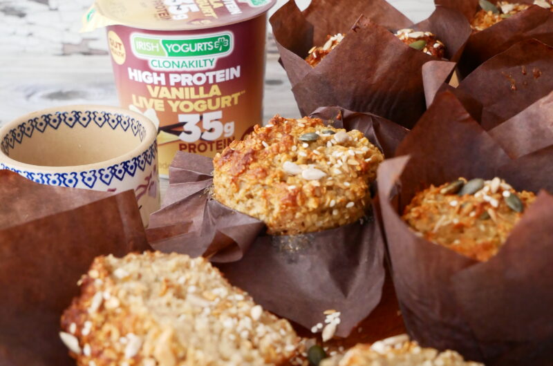 Porridge & Banana Protein Muffins