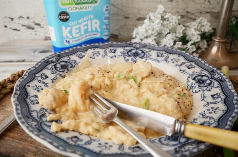 Prawns and Red Pesto Risotto