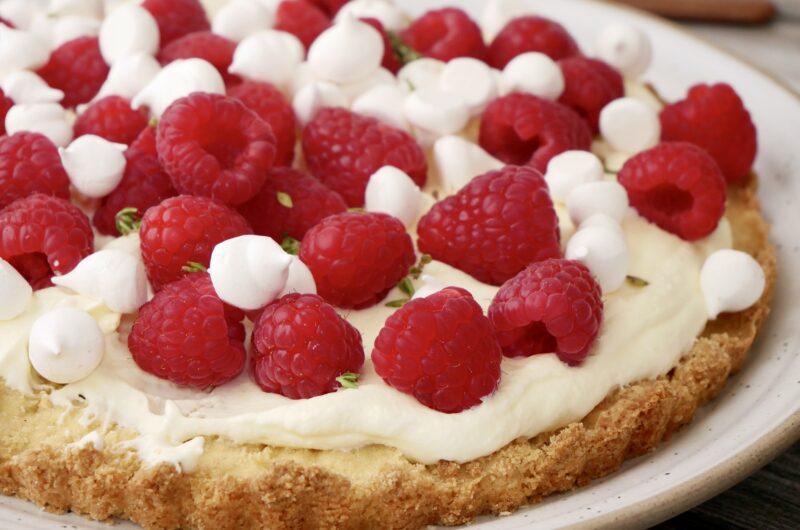 Lemon Mousse and Shortbread Tart