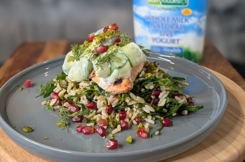Date Night Chicken with Pomegranate Rice 