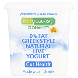 Irish Yogurts Clonakilty 0% Fat Greek Style Natural Live Yogurt 1Kg