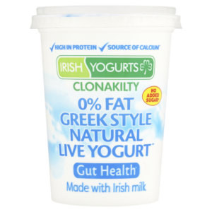 Irish Yogurts Clonakilty 0% Fat Greek Style Natural Live Yogurt 500g