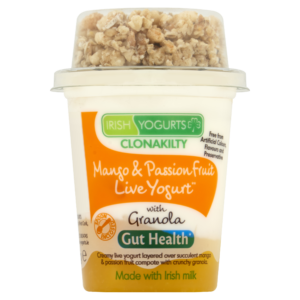 Irish Yogurts Clonakilty Mango & Passion Fruit Yogurt with Granola 165gm